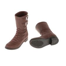 Scarpe da stivali marroni in