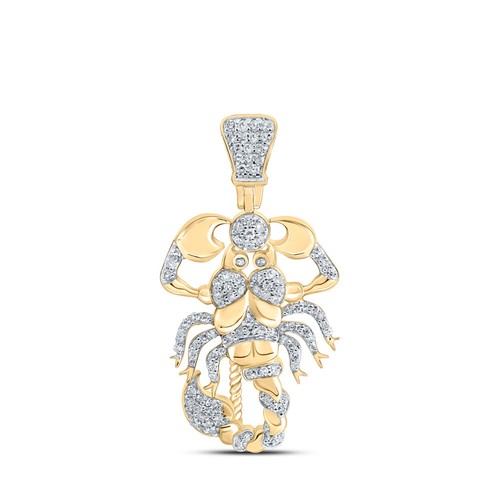 Ciondolo uomo oro giallo kt - 10,
