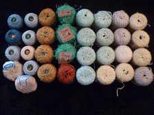 33 GOMITOLI MISTI FILATI X UNCINETTO MAGLIA CON SEGNI TEMPO FONDO MAGAZZINO VEDI