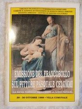 Emissione del francobollo sul pittore Pasquale Celommi - 29-30 ottobre 1988