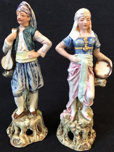 Barbotine 1900 couple - barbotine,