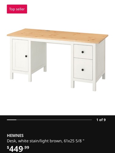 Ikea hemnes wooden - ikea, office