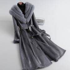 Cappotto pelliccia collo volpe