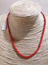 Collana cm 44 vero corallo