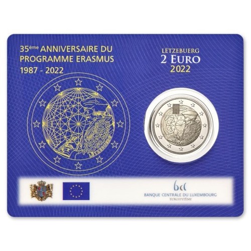 Moneta euro lussemburgo 2022 - euro,