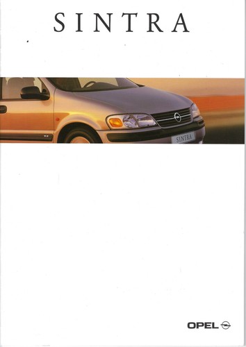 Prospetto opel sintra 1996 - prospetto,