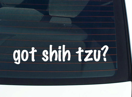 Got shih tzu decalcomania - got, tzu?