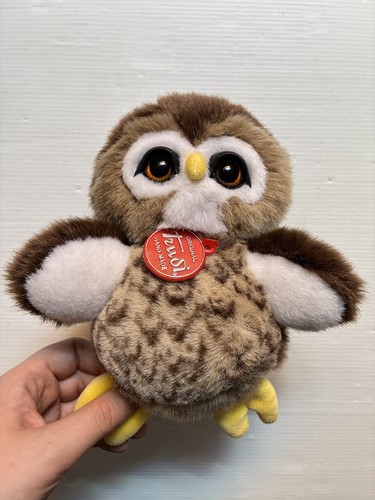 Gufo peluche trudi hand made - hand,