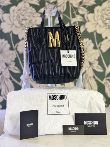 Moschino quilted black - moschino,
