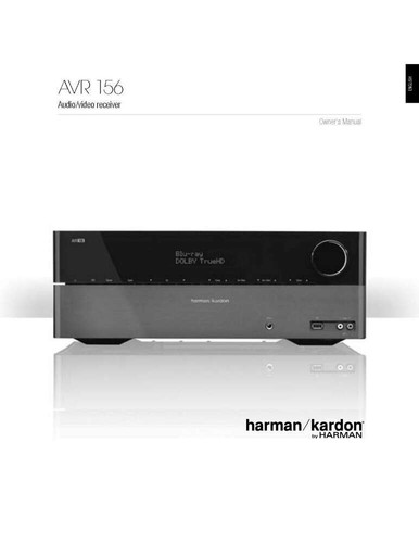 Harman kardon avr 156 - harman, avr-156