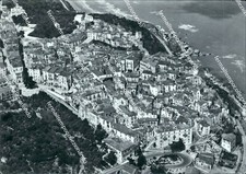 at748 cartolina rodi garganico panorama dall'aereo provincia di foggia