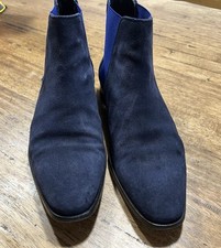 paul smith stivaletti beatles - Chelsea Boot- uomo Scamosciato Blu taglia 43it