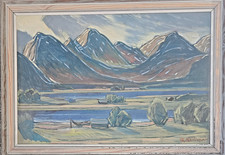 QUADRO PAESAGGIO MODERNISTA