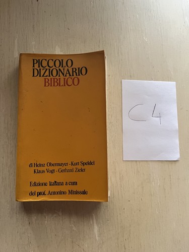 Piccolo dizionario biblico - ,