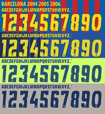 Set nome e numero per calcio