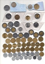 ITALIA - LOTTO DI 65 MONETE VARIE DATE