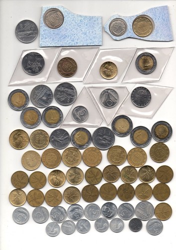 Italia lotto 65 monete - lotto, di