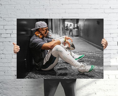 Poster jalen hurts trophy - poster,