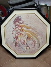 Quadro 58x58 Amedeo Boldrini Pittura Medianica Olio Acquafredda BRESCIA Cottini