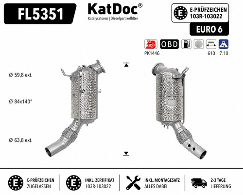 Filtro antiparticolato dpf - filtro,