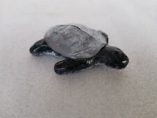 Tartaruga realizzata a mano Colore Grigio e Nero lavori artigianali 1 pz