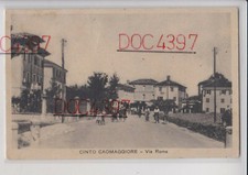 CINTO CAOMAGGIORE VENEZIA VIA ROMA ANIMATA FPV 1943 BELLA
