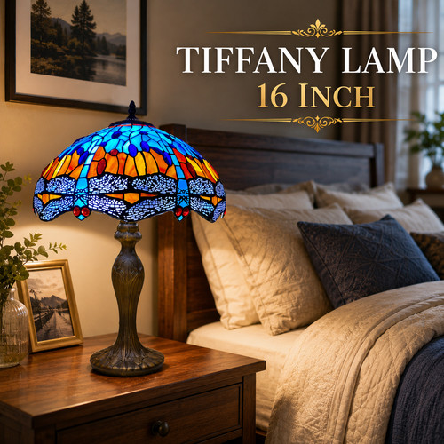Lampada tavolo tiffany - lampada, da
