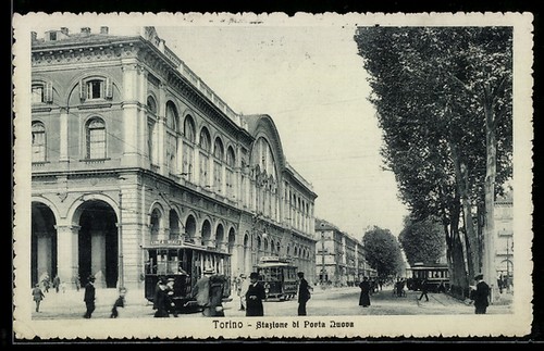 Cartolina torino stazione - stazione, di