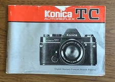 Manuale inglese Konica TC autoreflex