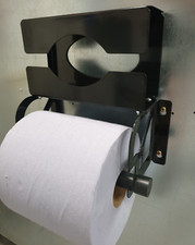 Porta rotolo carta acciaio