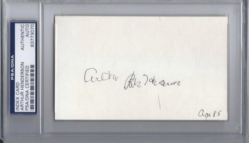 Psa dna arthur henderson index - arthur,