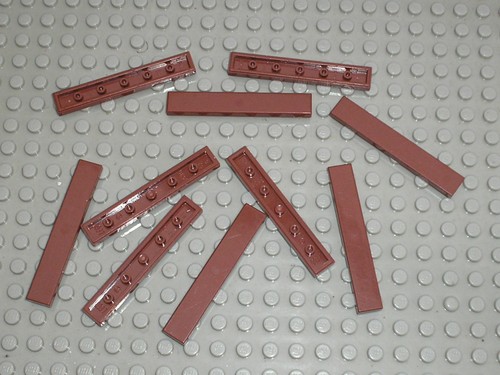 Lot tiles redbrown - 10,