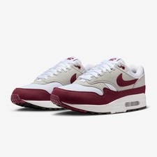 Nike Air Max 1 '87 x Stranger Things UK 10.5 US 11.5 bianco rosso marrone IM3906-100
