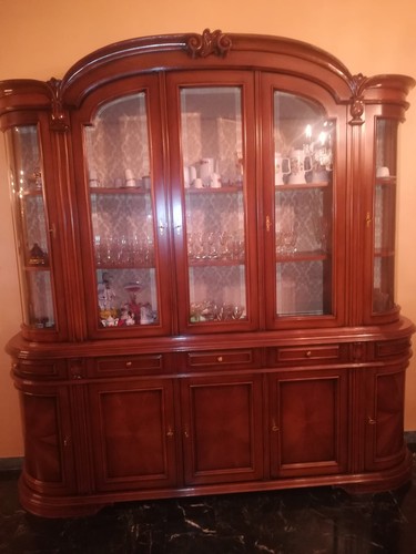 Credenza cristalliera legno - cristalliera, in