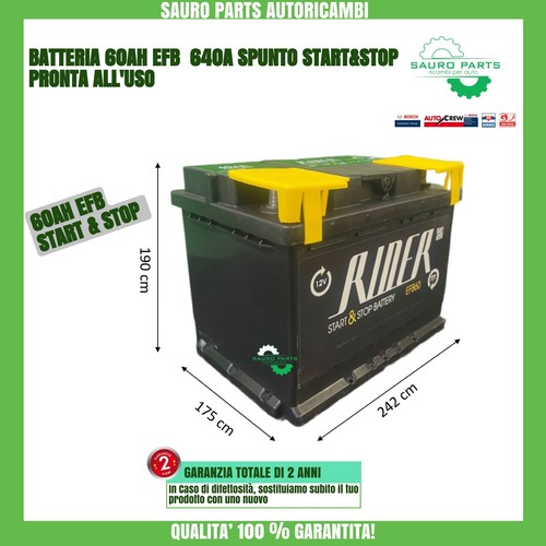 Batteria auto 60ah - 60ah, e