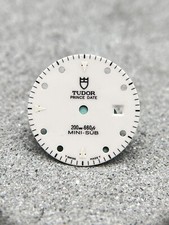 #1038 QUADRANTE ORIGINALE TUDOR OYSTER PRINCE DATE MINI SUB BIANCO 21,9mm