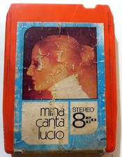 CARTRIDGE TRACK TAPE CASSETTA STEREO 8 MINA CANTA LUCIO 1975