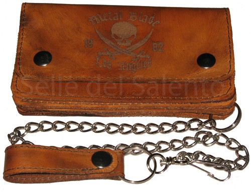 Portafoglio biker catena