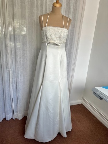 Abito sposa avorio raso - abito, da