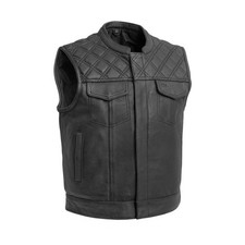 Gilet motociclista pelle - da, in