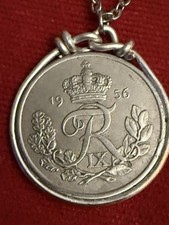 Collana con ciondolo moneta 25