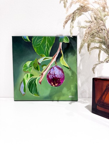 Quadro olio originale - , albero