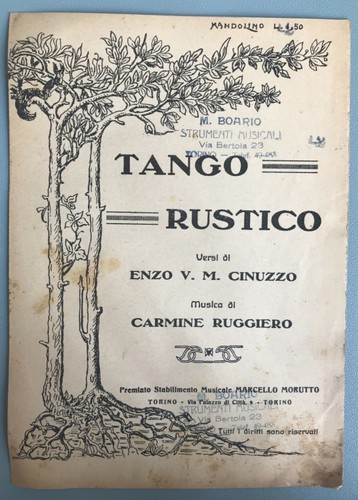 Spartito musicale tango - musicale,