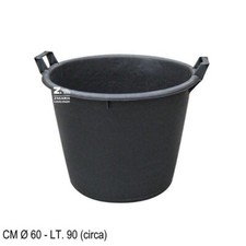 TINOZZA MASTELLO NERO 2 MANICI DIAM. CM 60 X AGRICOLTURA EDILIZIA GIARDINAGGIO