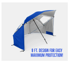 Tenda Ombrellone Spiaggia Antivento Sport Tettoia Cabana Viaggio Protezione Parasole