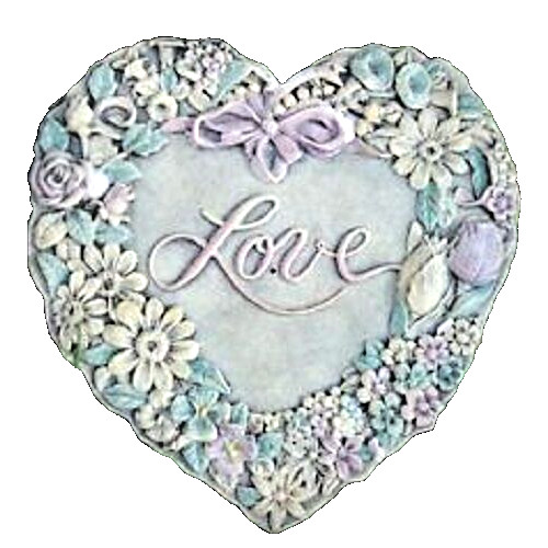 Love cuore intonaco cemento