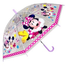 Minnie Mouse Smiles Ombrello Trasparente Bambini Ombrellino Classico Parapioggia