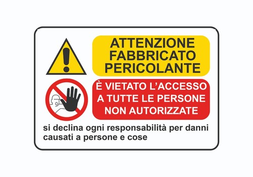 Cartello segnaletico - cartello,