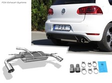 Duplex sport exhaust VW Golf 6