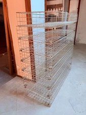 8 ceste smontabili da mercato 136x56x16